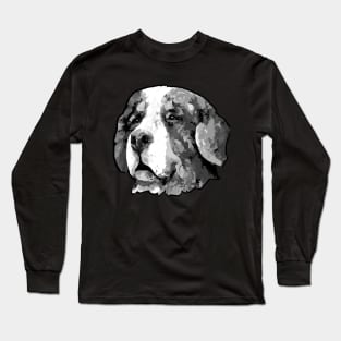 Black and White bernese mountain dog Long Sleeve T-Shirt